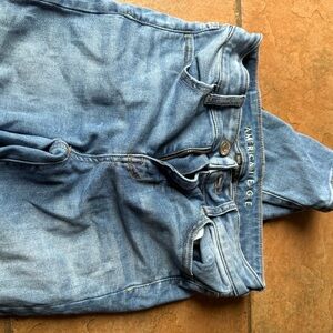 American Eagle Outfitters light blue denim shorts